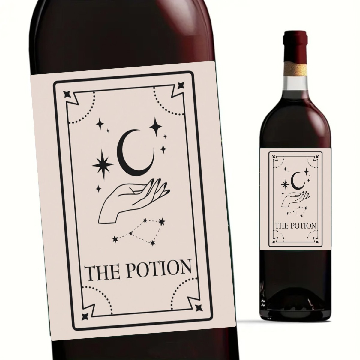 30pcs Wedding Wine Bottle Labe - Personalized Name Box ulasan dan harga