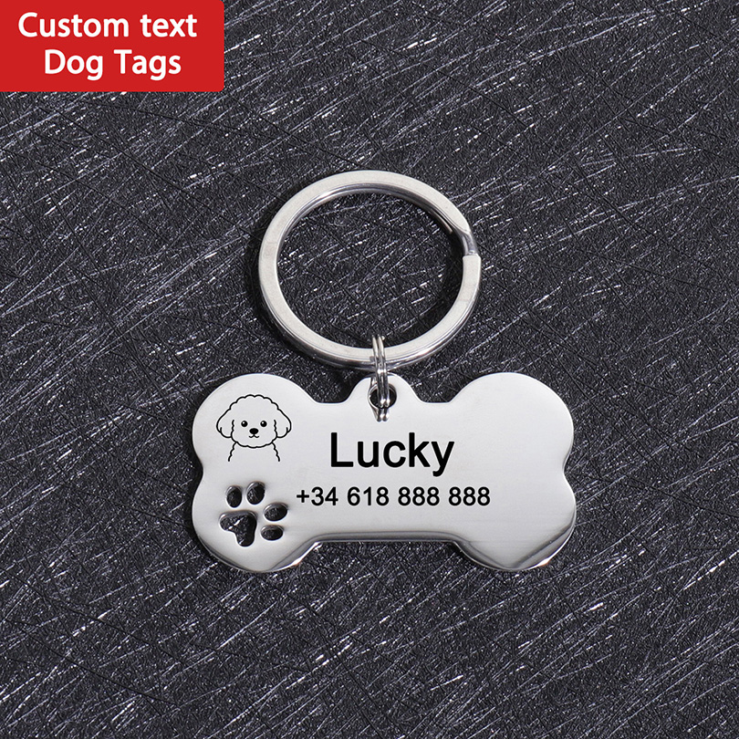 Custom Name Dog Tags Personali - Pet Portrait Custom ulasan dan harga