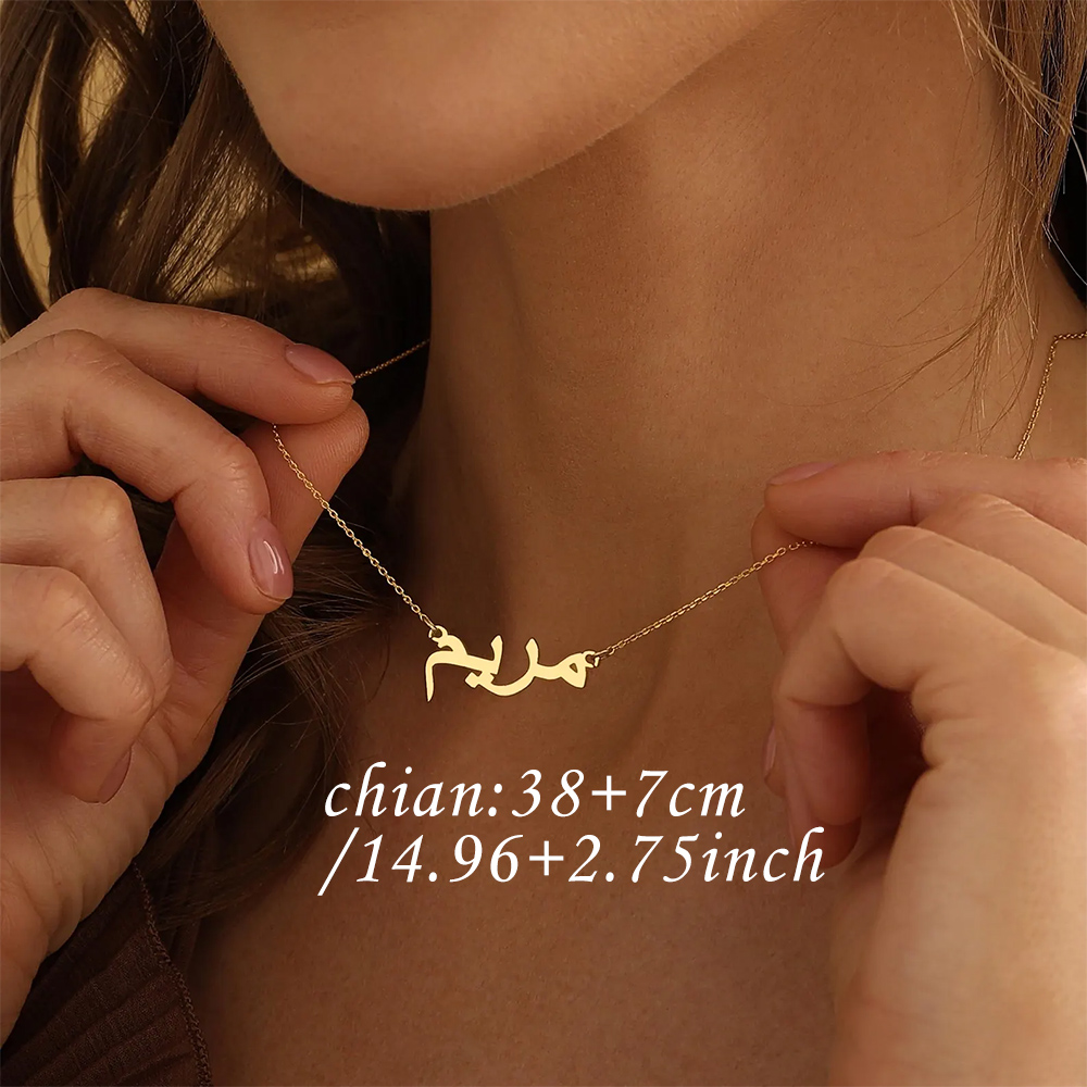 Customized Arabic Name Necklac - Name Necklace Custom ulasan dan harga