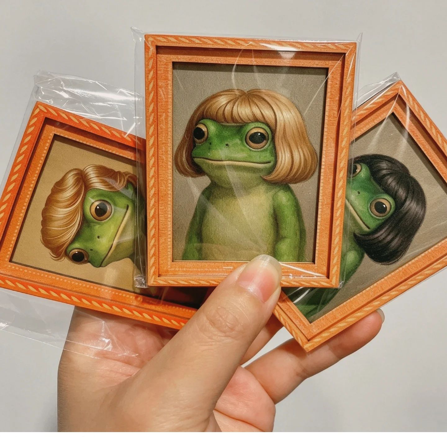 Mini Wooden Photo Frame Frog F - Engraved Wood Frame ulasan dan harga