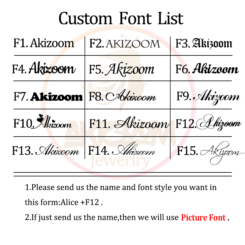 Akizoom Custom Name Big Letter - Initial Ring Custom ulasan dan harga