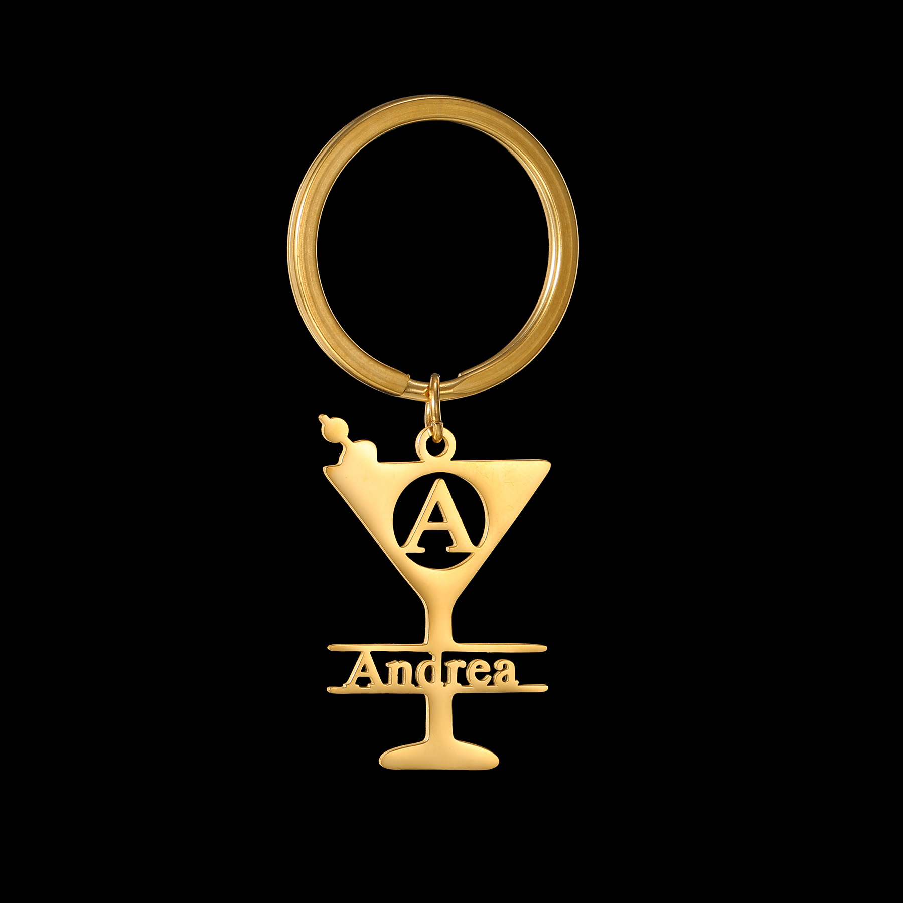 Akizoom Custom Name Big Letter - Initial Ring Custom ulasan dan harga
