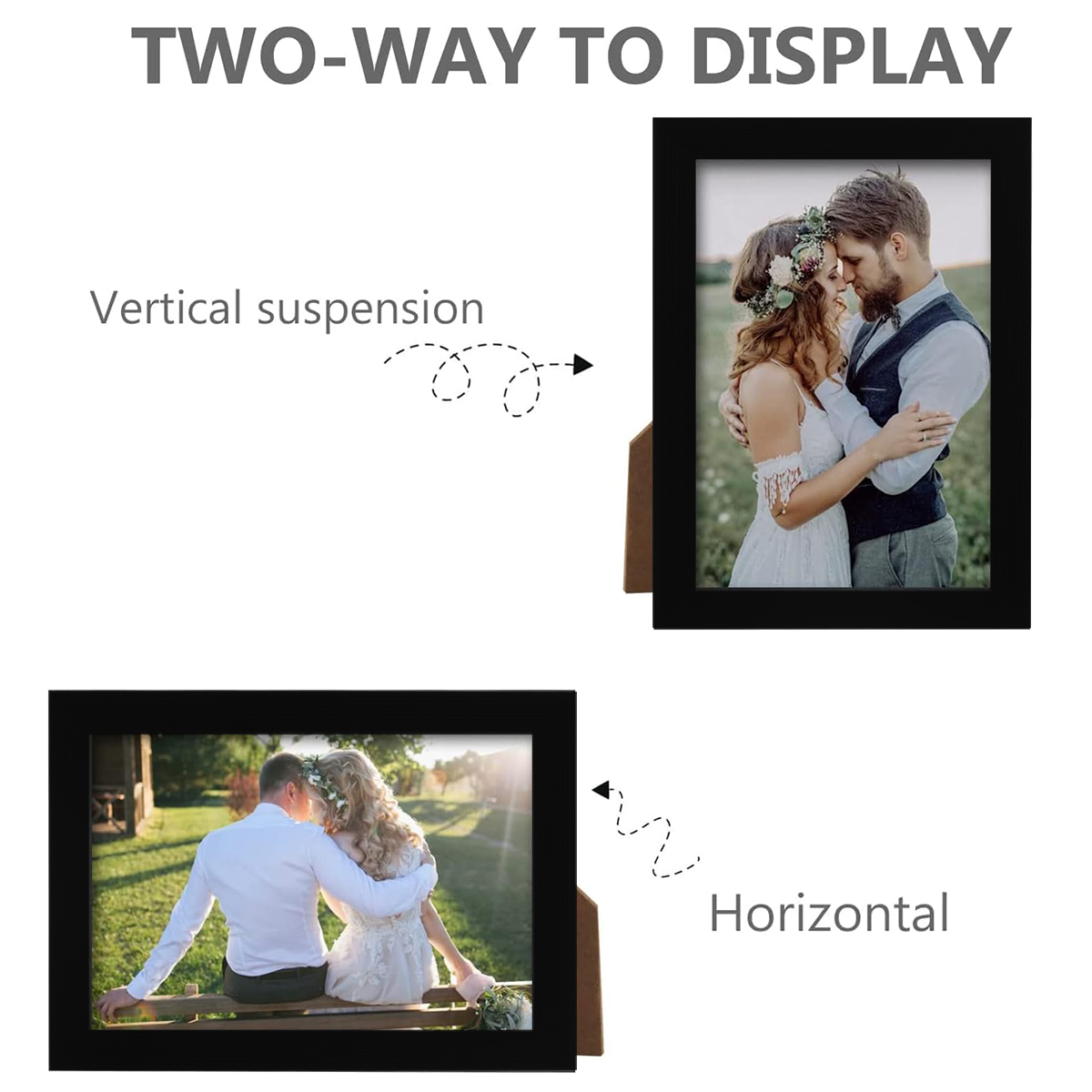 2PC 8x12inch Black Certificate - Engraved Wood Frame ulasan dan harga