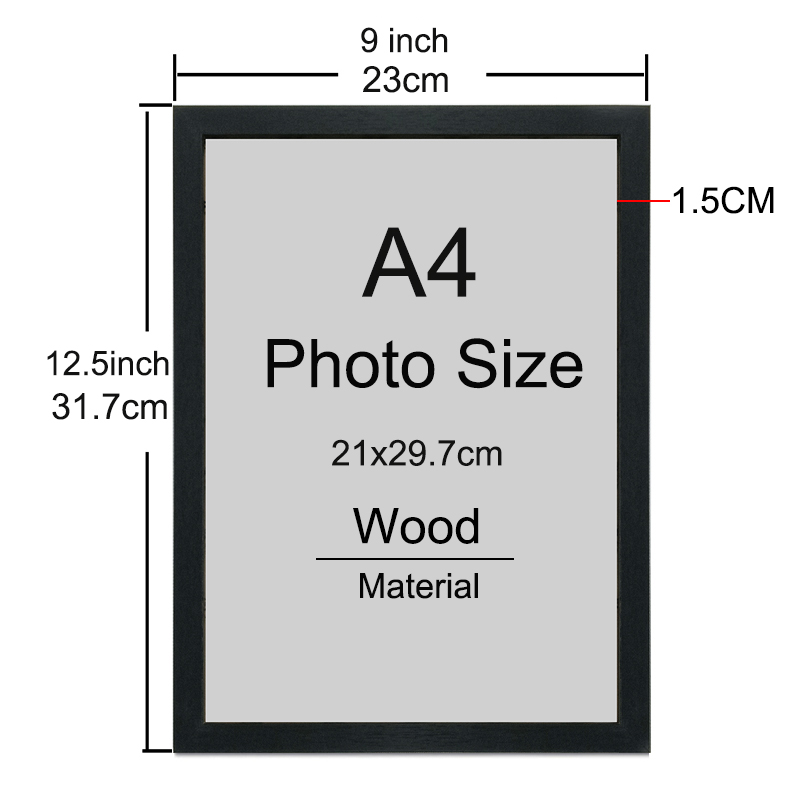 2PC 8x12inch Black Certificate - Engraved Wood Frame ulasan dan harga